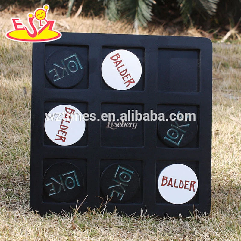 2018 wholesale kids toy wooden tic tac toe game new design children toy wooden tic tac toe game funny tic tac toe game W01B037