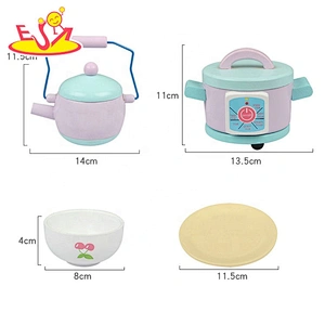 New design morden style wooden toy kitchen set for kids W10C495