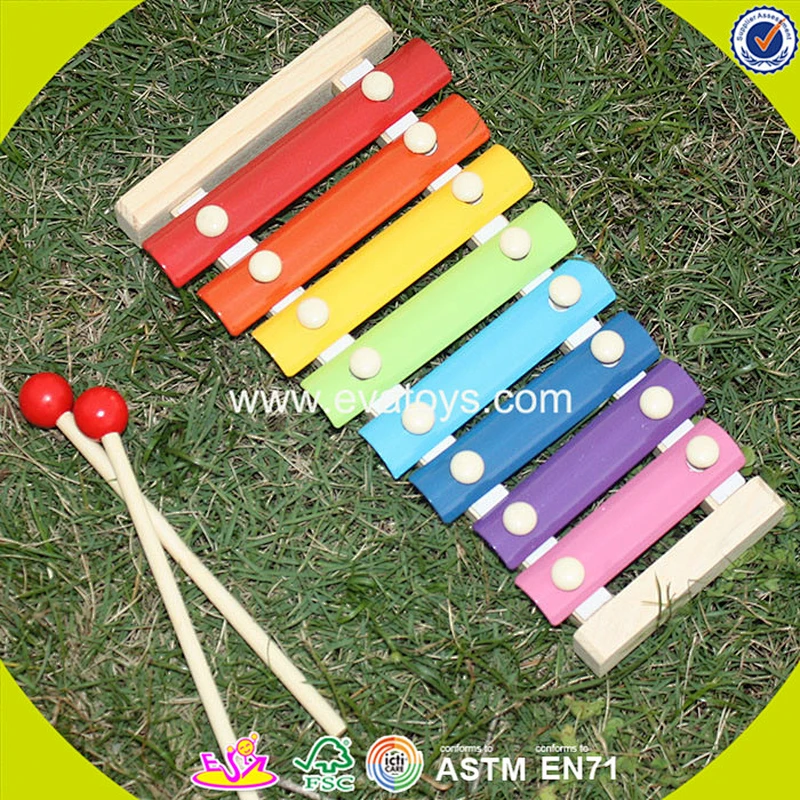 best sale kids wooden toy xylophone most popular children's wooden toy xylophone W07C040