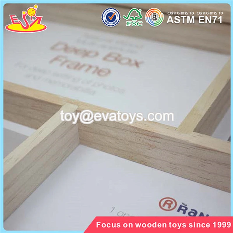 Hot sale classic household square wooden square photo frame W09A012
