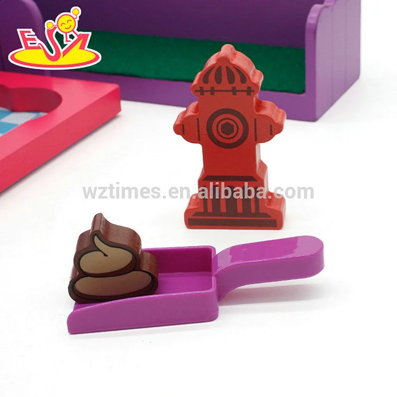 جديد وصول لطيف جرو البيت لعبة خشبية الكلب لعب للأطفال W06F071