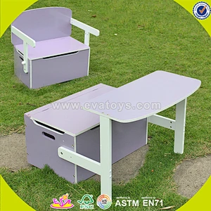 wholesale baby wooden storage box chair cheap kids wooden storage box chair popular children wooden storage box W08G017A