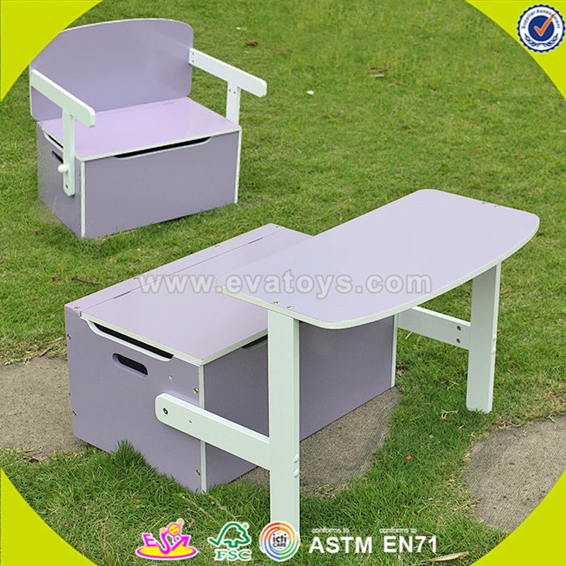 wholesale baby wooden storage box chair cheap kids wooden storage box chair popular children wooden storage box W08G017A