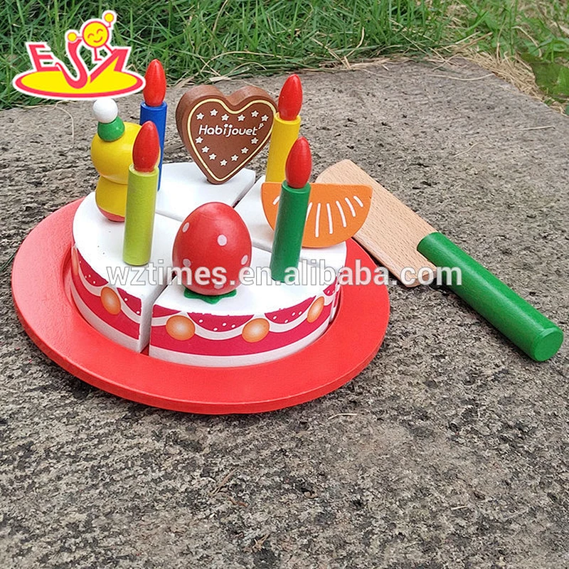 2018 New design wooden fruit cut toy children wooden fruit cut toy baby wooden fruit cut toy W10B176