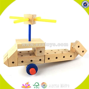 wholesale colorful kids wooden assemble toys teaching toy children wooden assemble toys W03C014