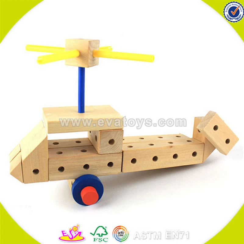 wholesale colorful kids wooden assemble toys teaching toy children wooden assemble toys W03C014