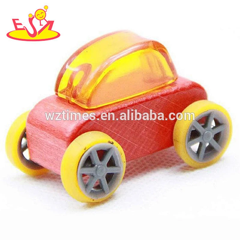 wholesale hottest sale cutie wooden lovely car toy newly fashionable wooden lovely car toy for sale W04A180A