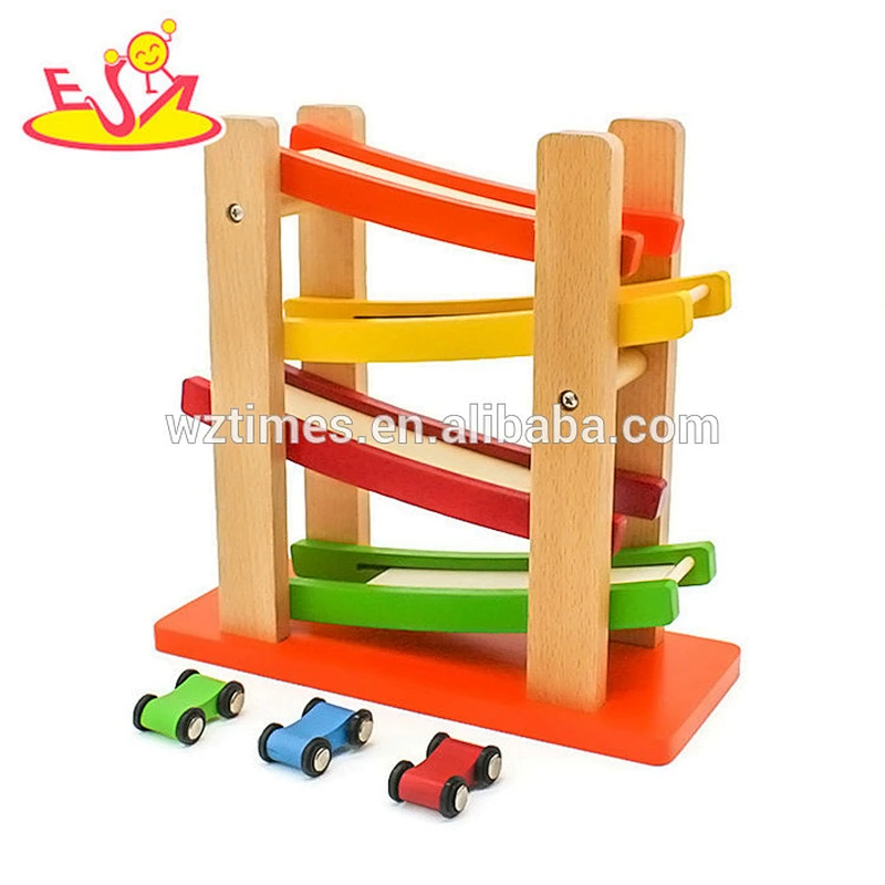 Großhandel diy hölzerne Kinderautospiele für Bildung W04E038