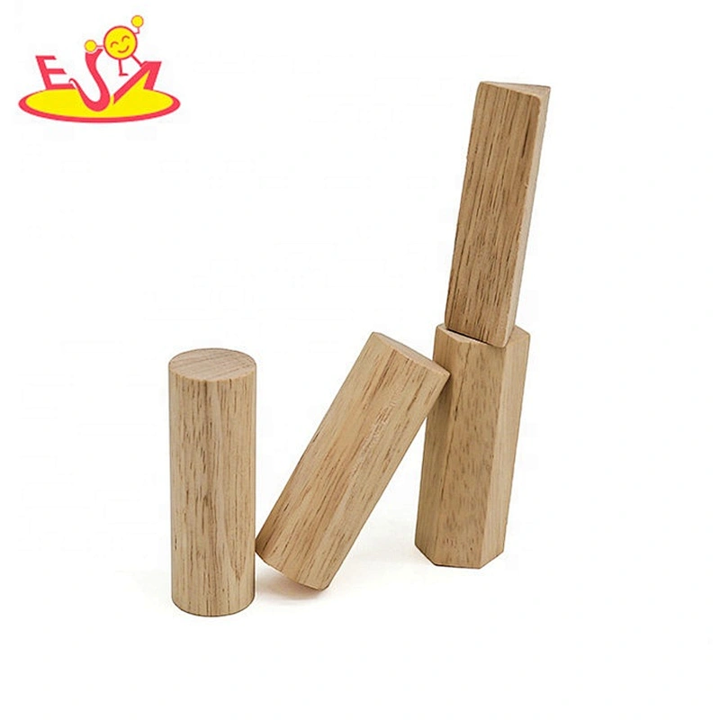 2019 Top sale 12 pieces kids wooden building toys for education W13A178