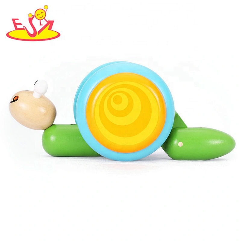 Top sale animal design wooden push toy for kids W05B160