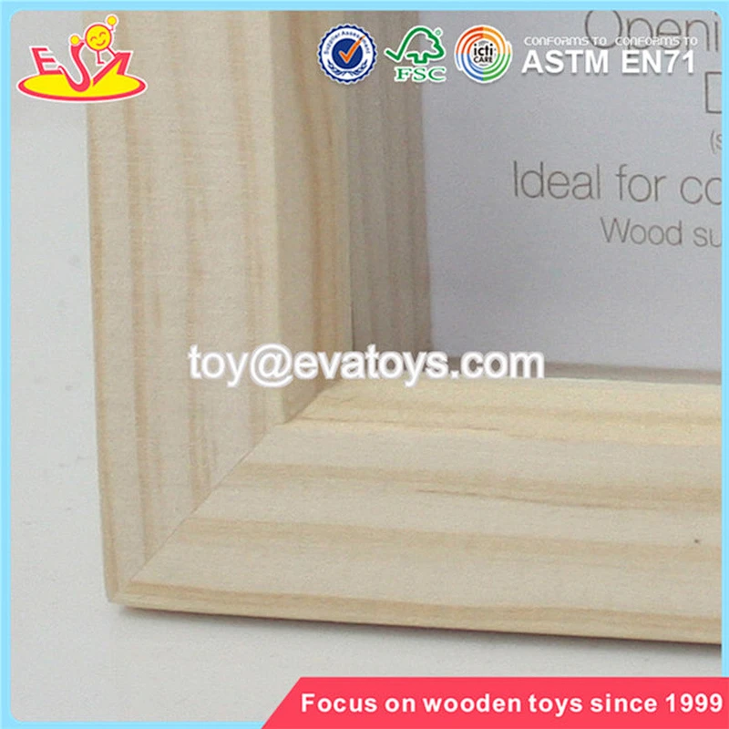 Wholesale special children wood photo frame classic craft wood photo frame W09A023