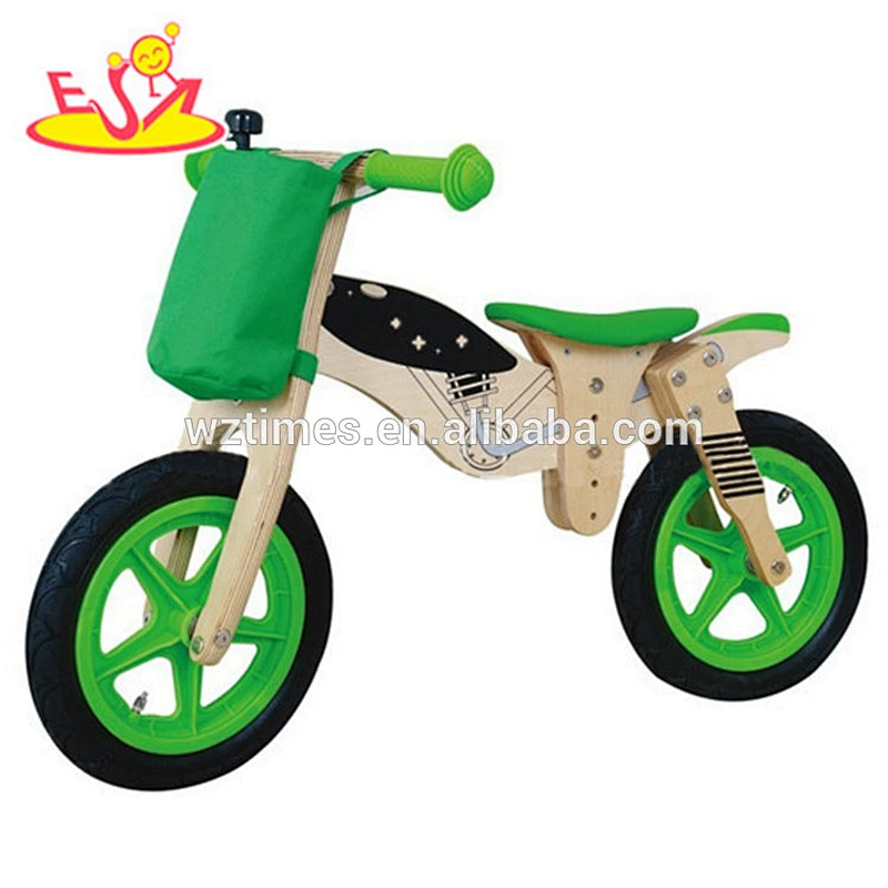 Wholesale hottest sales fashioned wooden No-Pedal bicycle for sale W16C026