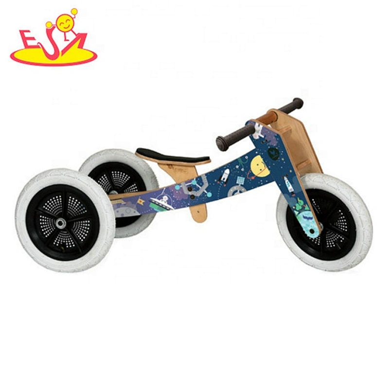 2019 New design 3 in 1 wooden balance bicycles for children W16C215