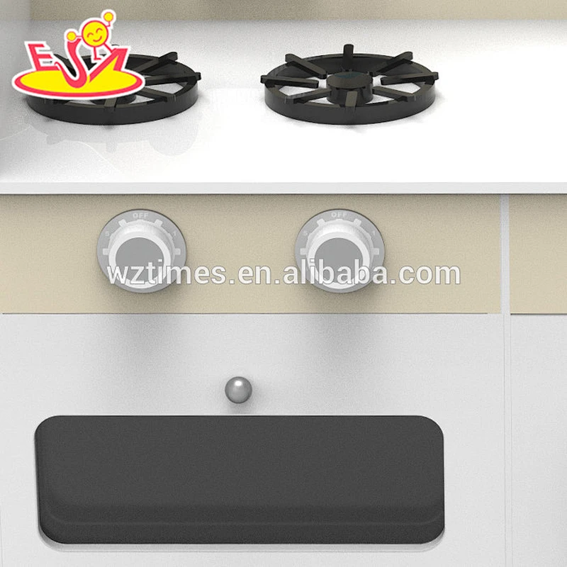 Spielküchensätze des neuen hölzernen Entwurfs setzen hölzerne mit Gefrierschrank und Waschmaschine W10C239 ein