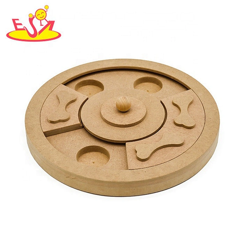 Free sample fun pets training wooden interactive dog toys for wholesale W06F104