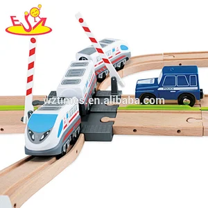Wholesale personal 149 pcs wooden train tracks toy for baby W04C082