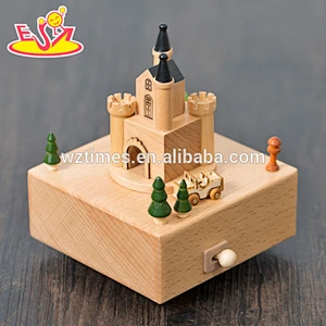 High quality kids wooden music box gift best design children wooden music box gift for sale W07B044
