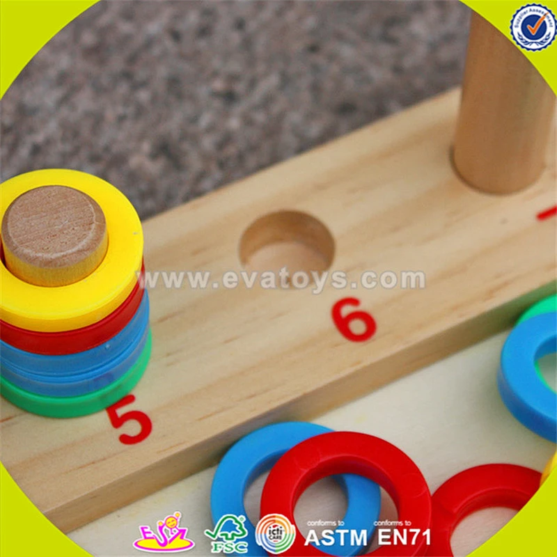 wholesale educational wooden count toy baby math toy top quality wooden count toy to help kids thinking W12E001