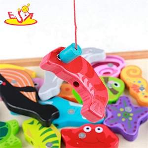 Wholesale early learning wooden magnetic toys for kids W01A195