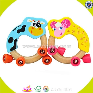 wholesale fashion kids wooden bells toy children wooden bells toy W07I121