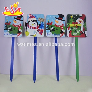 2017 New design wooden christmas decorations cube wooden christmas decorations fashionable wooden christmas decorations W09D007