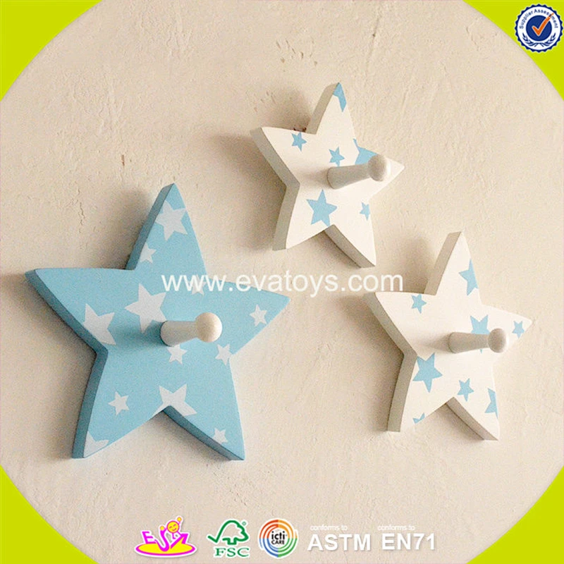 wholesale bird shape kids wooden wall coat hook high quality children wooden wall hook W09B019