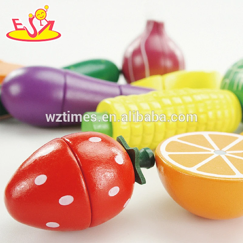 Pay Later pretend cutting wood fruit toy for children W10B156