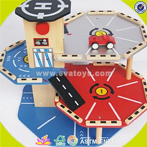 wholesale children wooden bus station toy, top quality wooden bus station toy, role play toy kids wooden bus station toy W04B020