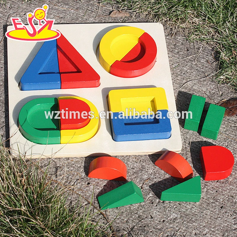wholesale kids educational wood geometric toy for preschoolers W13E061