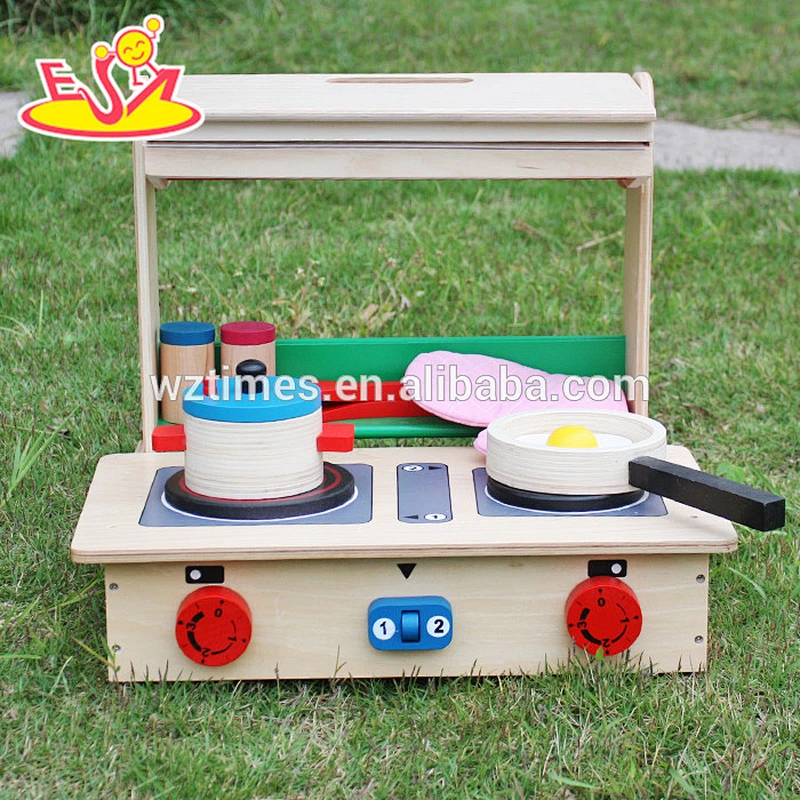 New design educational wooden mini kitchen toy for children W10C177