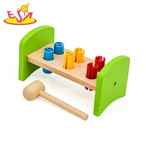 2019 New arrival educational wooden kids toy hammer for wholesale W11G054