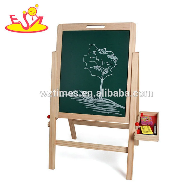 الجملة عالية الجودة الرسم السبورة الخشبية الصغيرة للأطفال W12B113