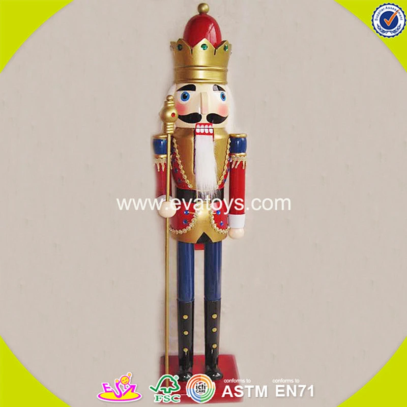 wholesale baby wooden colorful custom nutcracker, popular kids wooden nutcracker, fashion wooden custom nutcracker W02A006