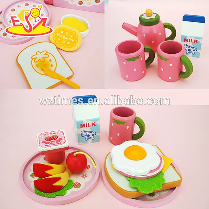 2018 wholesale wooden mini kitchen set toy simulation wooden mini kitchen set toy W10B154