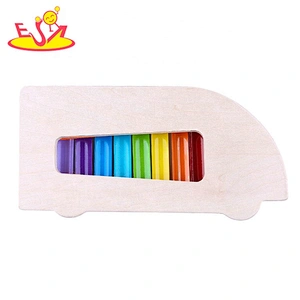 2019 New design musical toys wooden baby xylophone with customize W07C077
