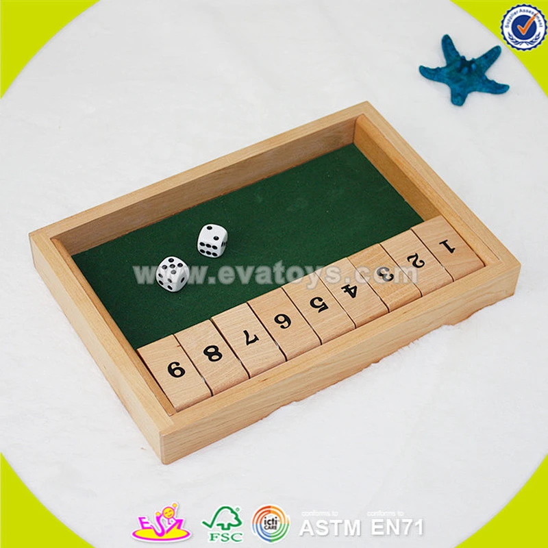 wholesale cheap Wooden Shut The Box top fashion Wooden Shut The Box W01A083