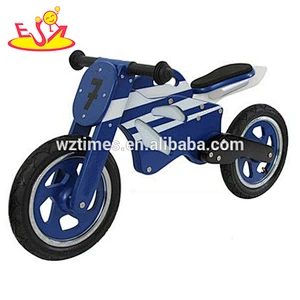 Wholesale hot sale indoor play wooden toddler push balance bike for kids W16C068