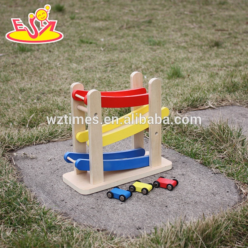 best design children wooden car ramp toy for sale W04E031