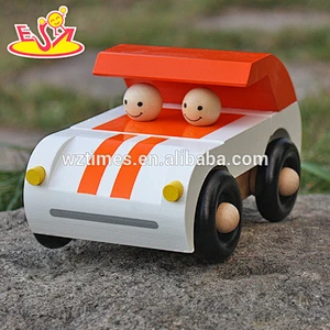 2018 New design cheap wooden baby toy car high quality wooden baby toy car best sale wooden baby toy car W04A325