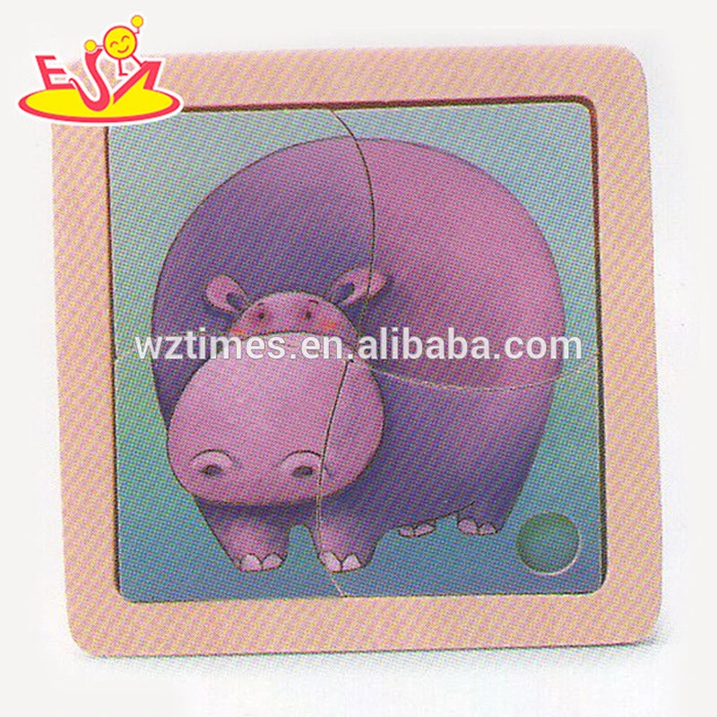 wholesale educational kids wooden chicken puzzle diy wooden chicken puzzle W14C168