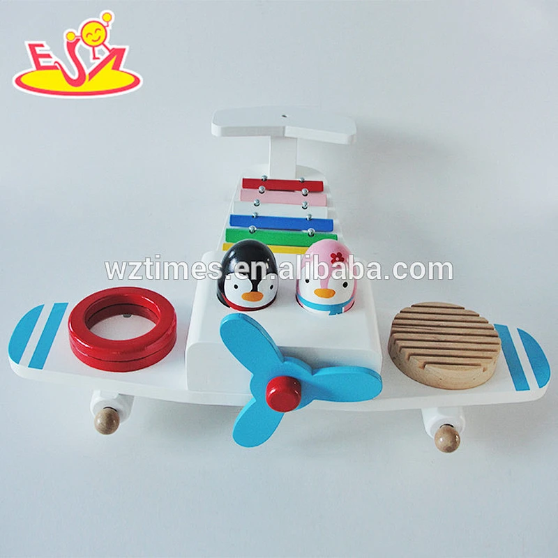 wholesale multi-function wooden musical instruments for kids funny toy wooden musical instruments for kids W07A109