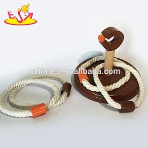 hottest sale children wooden ring toss game for wholesale W01A156