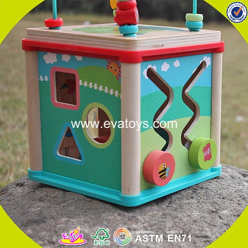 2018 New design wooden beads box educational wooden beads box unique wooden beads box W11B133