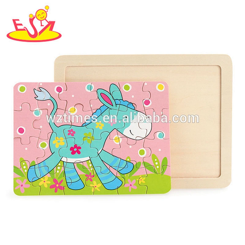 2018 wholesale animals wooden picture puzzle funny kids wooden picture puzzle best design children wooden picture puzzle W14C248