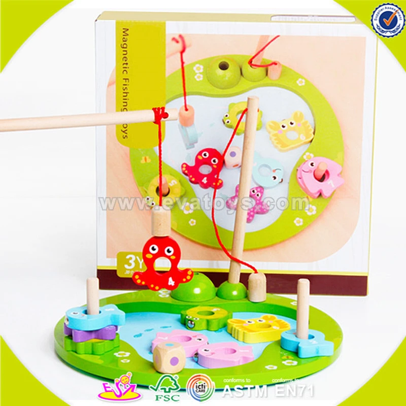 2018 Wholesale kids educational wooden magnet toys for sale W01A056