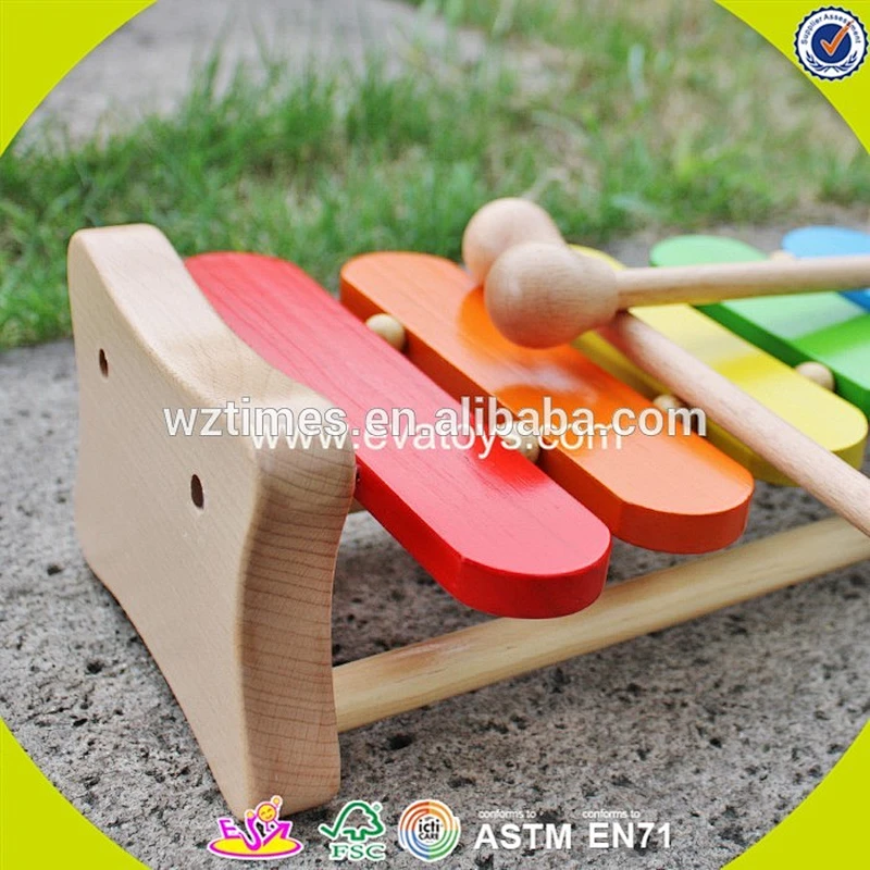 2018 wholesale wooden toddler drum set funny wooden toddler drum set cheap wooden toddler drum set W07J039