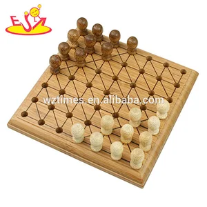 Wholesale creative style wooden children backgammon toy as leisure game W11A070