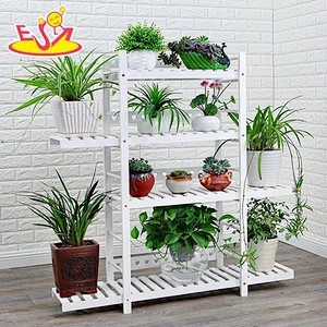 Most popular decorative wooden multi-tiered plant stand for wholesale W08H110B
