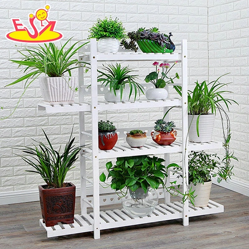 Most popular decorative wooden multi-tiered plant stand for wholesale W08H110B