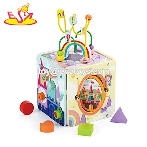 Top sale educational wooden marble maze for kids W11H044